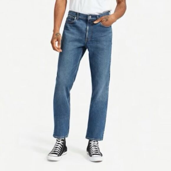 Everlane indigo fade mens uniform jean - Picture 1 of 4